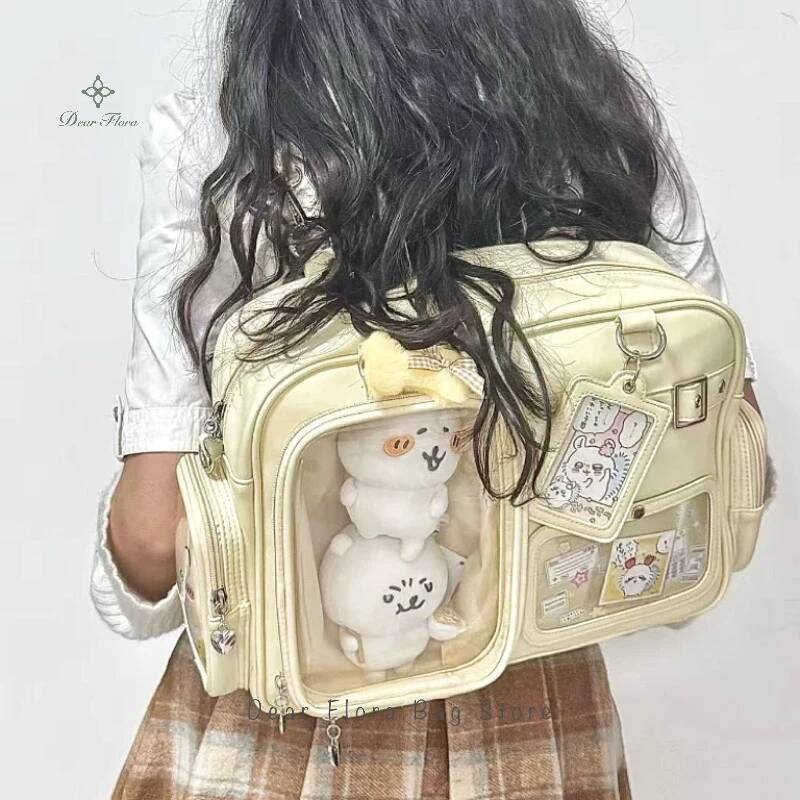 Fashion Backpack Women - Y2k novo bonito ita saco concerto