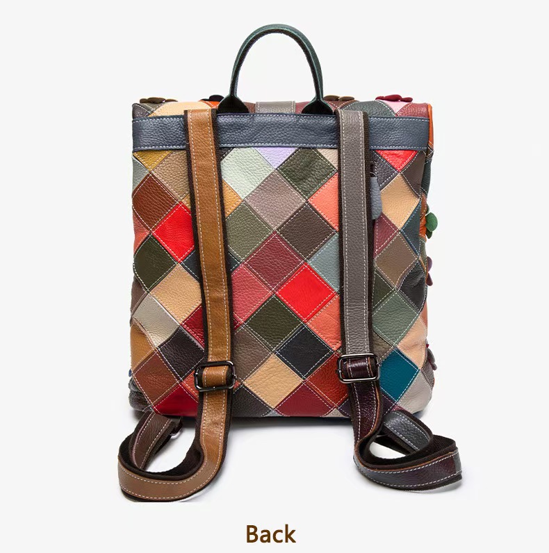 Mochila Vintage Feminina em Co - Fashion Backpack Women avaliação e preço