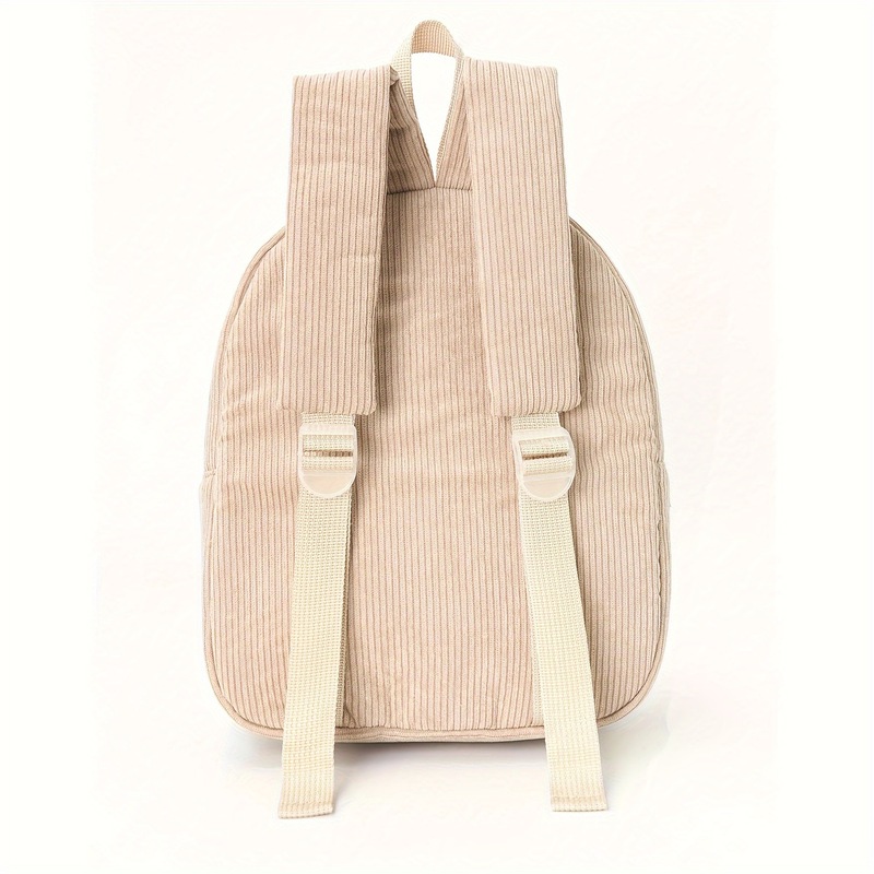 Mochila de Corduroy em Forma d - Canvas Backpack Casual avaliação e preço