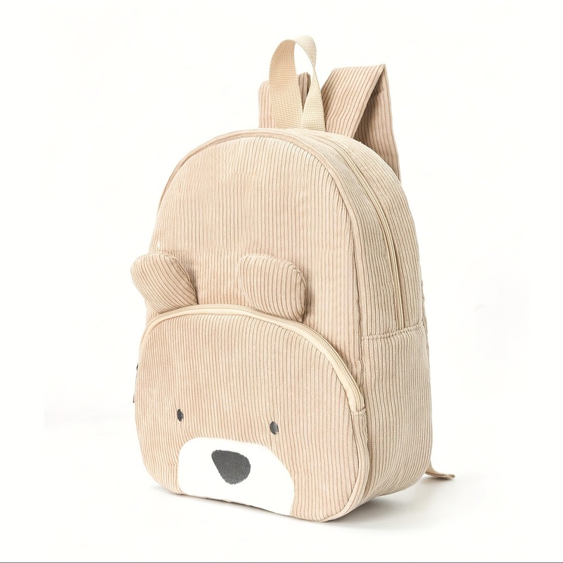 Mochila de Corduroy em Forma d - Canvas Backpack Casual avaliação e preço