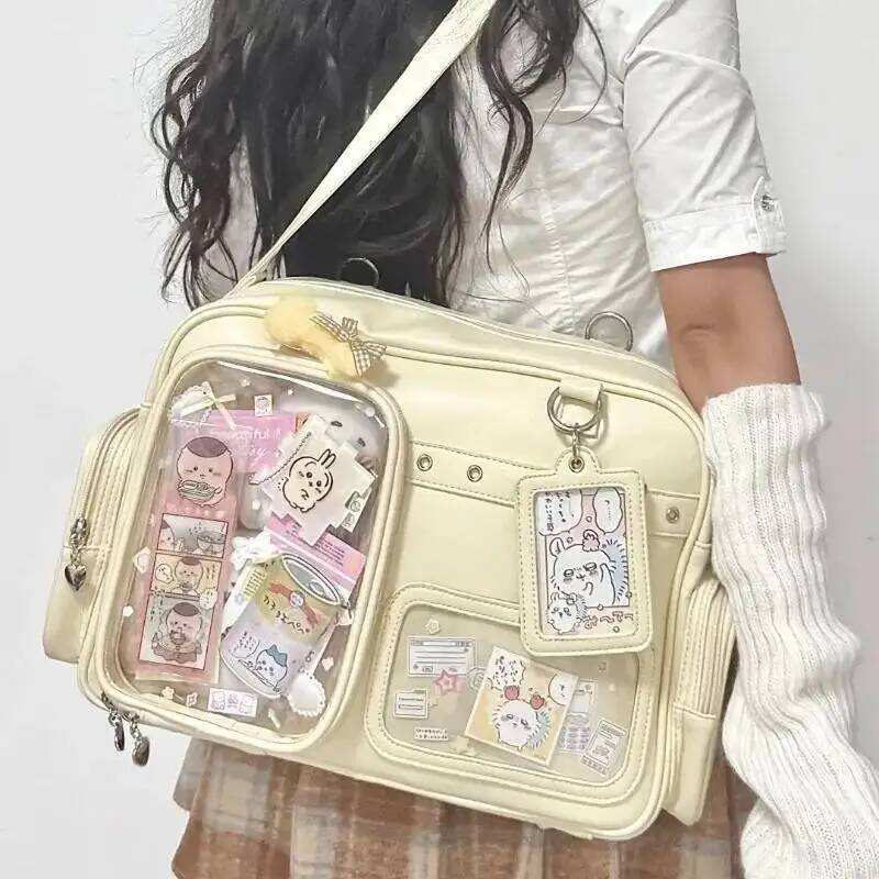 Y2k novo bonito ita saco conce - Fashion Backpack Women avaliação e preço