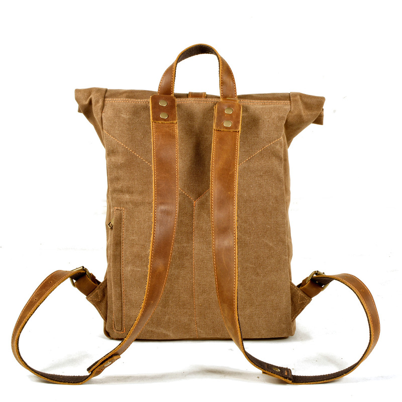 Novo modelo de mochila masculi - Canvas Backpack Casual avaliação e preço