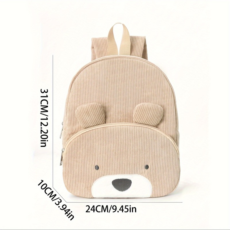 Mochila de Corduroy em Forma d - Canvas Backpack Casual avaliação e preço