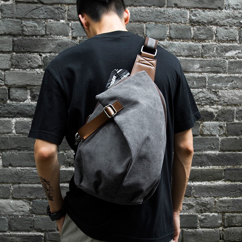 Mochila de Lona Retro de Grand - Canvas Backpack Casual avaliação e preço