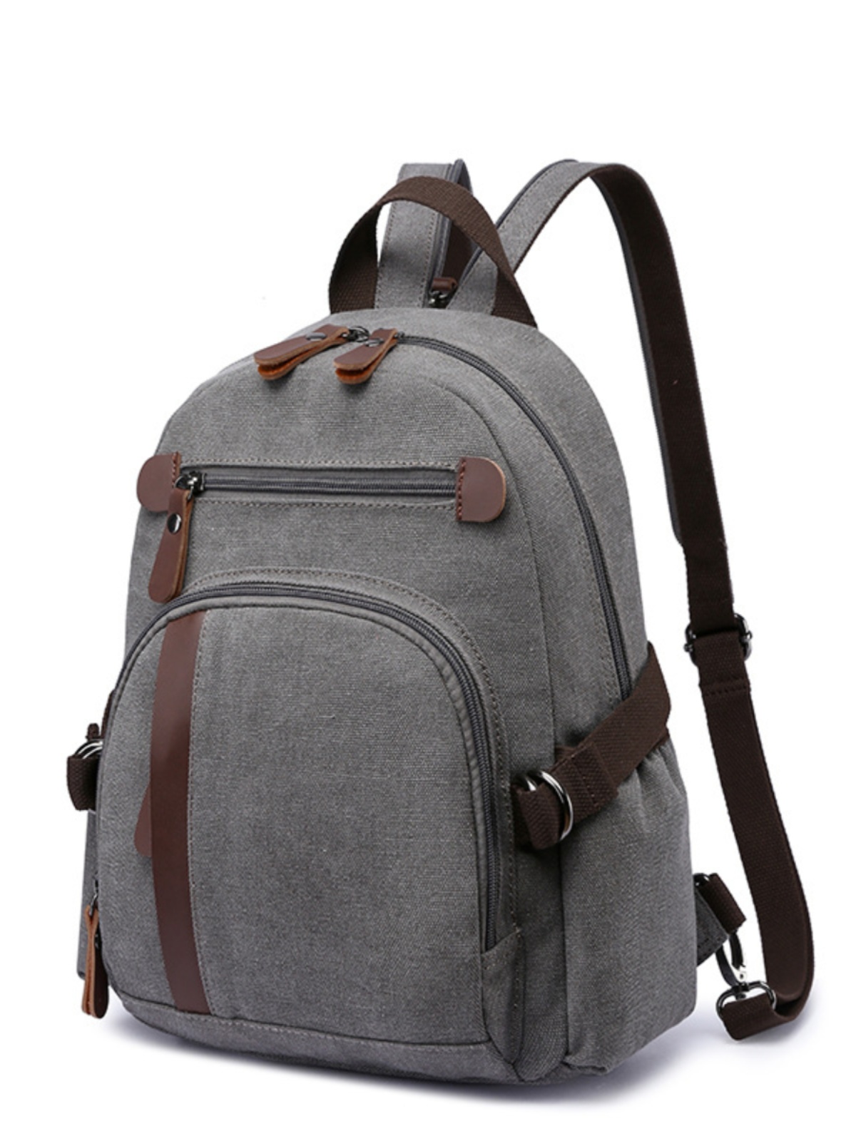 Mochila Pequena de Lona Mascul - Canvas Backpack Casual avaliação e preço