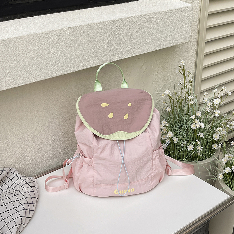 Nova Mochila Feminina de Verão - Canvas Backpack Casual avaliação e preço