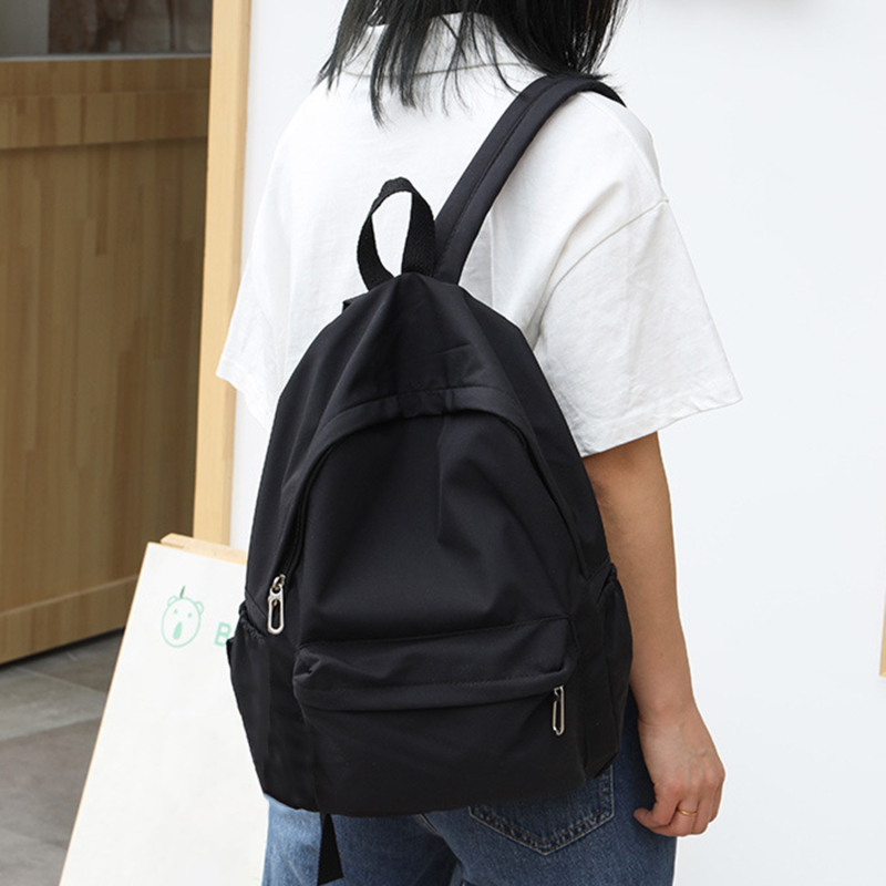 Mochila Sólida Impermeável par - School Backpack Teen avaliação e preço