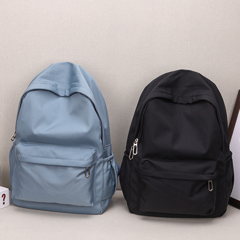 Mochila Sólida Impermeável par - School Backpack Teen avaliação e preço