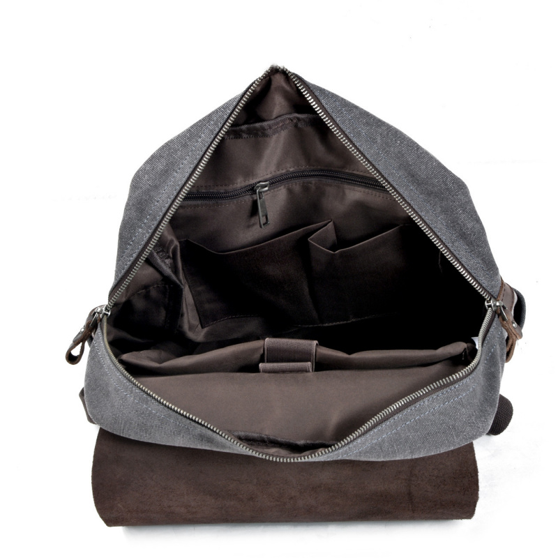 Mochila masculina retrô, bolsa - Canvas Backpack Casual avaliação e preço