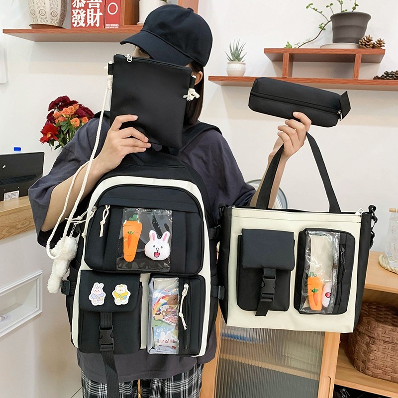 Mochila Escolar Kawaii para Cr - School Backpack Teen avaliação e preço